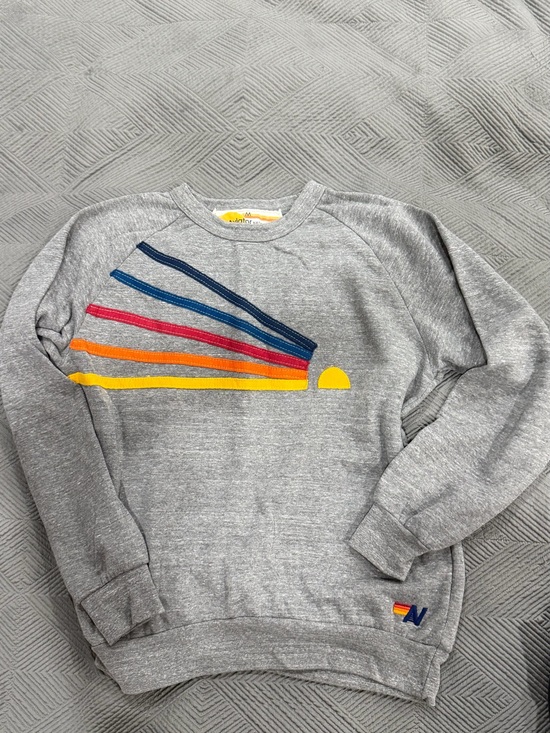 Aviator Nation Tops - Aviator Nation Gray Crewneck Sweatshirt M